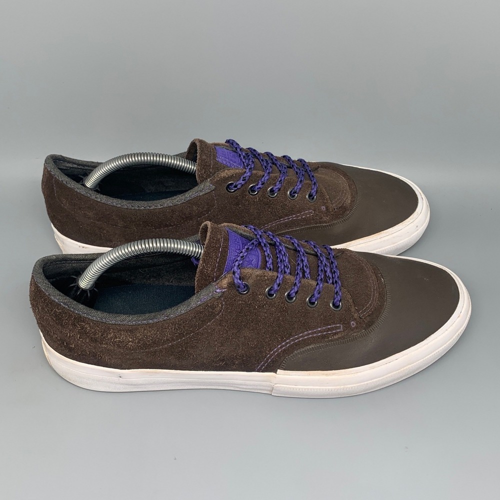 Converse CONS Sumner Ox Brown Purple‎ Skate Shoes 153471C Men's Sz 10.5